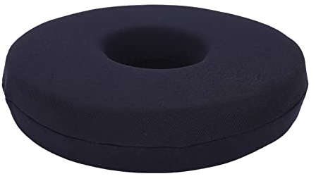 Lwuey Hämorrhoiden Sitzkissen, 25cm Durchmesser Rund Donut Kissen Rollstuhlkissen Rollstuhl Orthopädisches Auto Bürostuhl Antidekubitus Sitzring Orthopädisch Bei Dekubitus Ringkissen