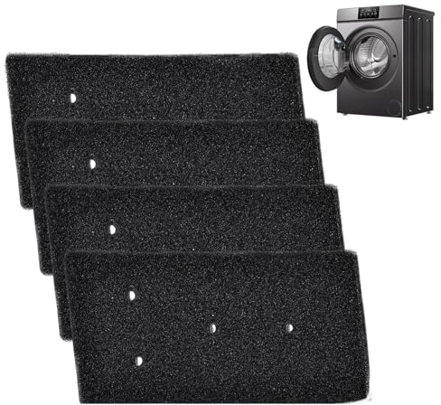 DHWEKU Satz mit 4 Filtern für Trockner Wärmepumpentrockner Fein Grob 230 x 115 x 14 mm Schwammfiltermatte Kondensationstrockner 100% Schwamm