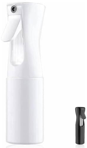 Eastrise 200ml Water Spray Bottle,Hair Spray Bottle,Continuous Fine Mist Empty Misting Bottle Sprayer for Hair Styling, Plants, Cleaning, Misting & Skin Care(White)