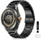 HaruYo 22 mm Metall Armband Uhrenarmband Kompatibel mit Xiaomi Watch S4 Sport/Xiaomi Watch 2 / Xiaomi Watch S3 / Xiaomi Watch S1 Pro/Huawei Watch GT4 46mm/Huawei Watch 4 46mm, Ersatzarmband Schwarz