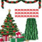 Guirnalda Navidad 10m + 24pcs Lazos Navidad Rojos, Guirnaldas Navidad, Espumillon Arbol Navidad, Christmas Garland, Grinalda Natal, Guirnalda de Navidad, Guirnalda Verde Navidad, Decoracion Navidad