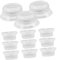Mobestech 12pcs Pressure Cooker Float Valves Gasket Pressure King Pro Spare Parts Silicone Material Easy Install
