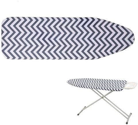 QAUUCP Funda para Tabla de Planchar Funda for Tabla de Planchar Gruesa de algodón a Rayas, Fieltro Antideslizante Resistente al Calor Lavable