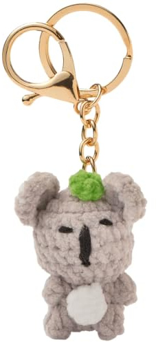 Kleiner Mutmacher, Schlüsselanhänger Koala: Du bist toll! | Bag Charm und Glücksbringer zur Einschulung. Geschenk für den Schulstart, für Jungen und Mädchen (Süße Häkeltiere)