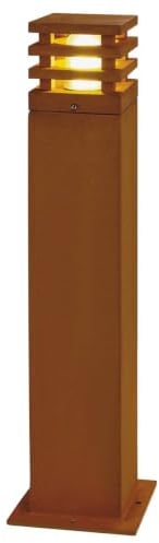 SLV RUSTY SQUARE 70 Aussenleuchte, stahl gerostet, E27 ESL, max. 11W, IP55