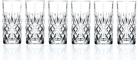 Lot de verres à vin - Cristal RCR - Collection Melodia High Ball High Ball; Water Glass