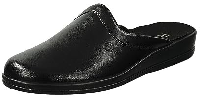 Rohde Damen, Frauen, Pantoletten, Slipper,Sandalen,Freizeitschuhe,Schlupfschuhe,schluepfschuhe,Slipper,Slides,Slip-ons,Mules,SCHWARZ,47 EU