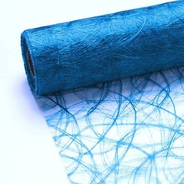 Unbekannt 25 m x 20 cm Sizoweb® Vlies Original Tischband Tischläufer Kornblau Royalblau blau für Hochzeit, Taufe, Weihnachten
