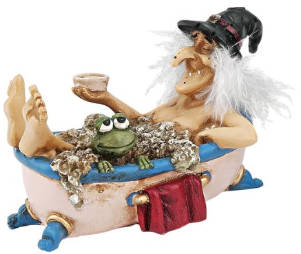 Design Toscano Betörende Hexen, Figurensammlung: Hexenkessel