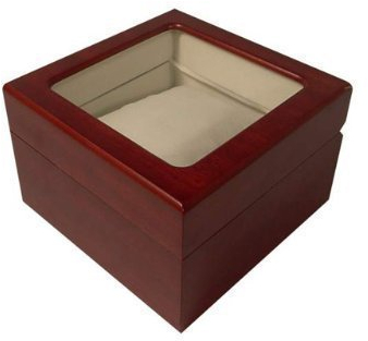 VK von Buran01.com Hochwertige Uhrenbox aus Holz mit Sichtfenster
