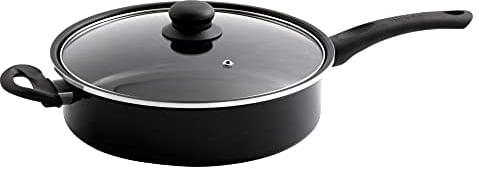 IMUSA Estados Unidos imu-01993 Jumbo olla con tapa, 11 pulgadas, Negro