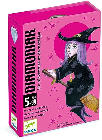Djeco Diamoniak Kartenspiel | Taktik- und Strategiespiel | für Jungen und Mädchen ab 5 Jahre | Spieldauer ca. 15 min | Piraten | 55 Karten