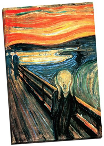Edward Munch The Scream Leinwanddruck, Wandkunst, groß, 76,2 x 50,8 cm