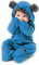 Cuddle Club Fleece Baby Schlafsack mit Füßen - Winter Overall und Bär Kostüm Kinder für Neugeborene bis 5 Jahre - Kuscheliger Strampler mit Beinen - 6-12 Monate