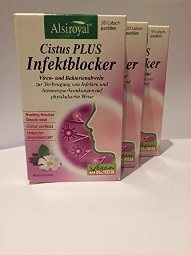 Alsiroyal Cistus PLUS Infektblocker (3 x 30 Lutschpastillen)