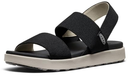 KEEN Elle Backstrap, Sandalias con correa de tobillo Mujer, Negro (Black), 35 EU