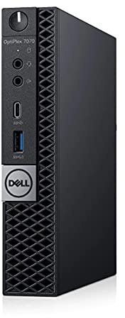 Dell OptiPlex 7070 Desktop Computer - Intel Core i7-9700T - 16GB RAM - 256GB SSD - Micro PC