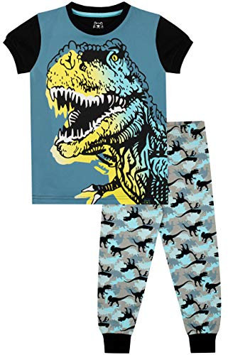 Harry Bear Boys Dinosaur Pyjamas Snuggle Fit Multicoloured Age 10 to 11 Years