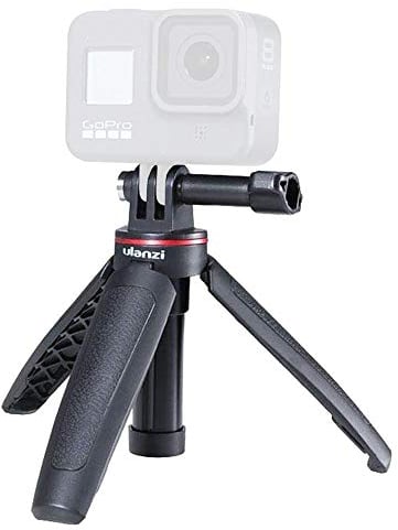 ULANZI MT-09 GoPro Vlog Stativ, Handgriff und Selfie-Stick für Foto & Video, Schwarz
