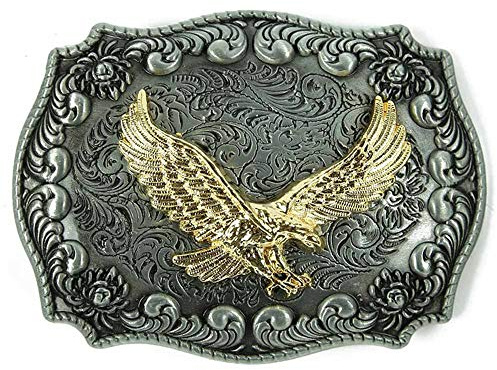 Wan Adler-Gürtelschnalle, Indianer-Cowboy-Rodeo, kleine Gürtelschnallen, amerikanische Adler-Flagge, westliche Gürtelschnalle, modische Jeans-Accessoires für Männer und Frauen