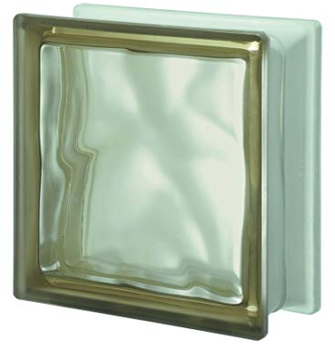 Vitroland 012127 Bloc en verre, Sienne