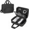 Trunab Game Console Bag Compatible with PS5/PS4/PS4 Pro/PS4 Slim/Xbox One/Xbox One X/Xbox One S, Travel Carry Bag with Multiple-Compartment for Controller, Game Accessories, Black - Patented Design