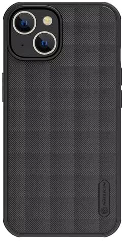 Nillkin Super Frosted Shield Pro Case Back Cover PC TPU Hülle Kompatibel für iPhone 14 (Schwarz)