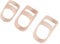 Wakects 3 Stücke Fingerschutz Ovale Fingerschiene Kunststoff wasserdicht Mallet-Finger Splint für Schlegelfinge, Arthritis Finger Nr. 8 9 10 (6.2-6.8 cm