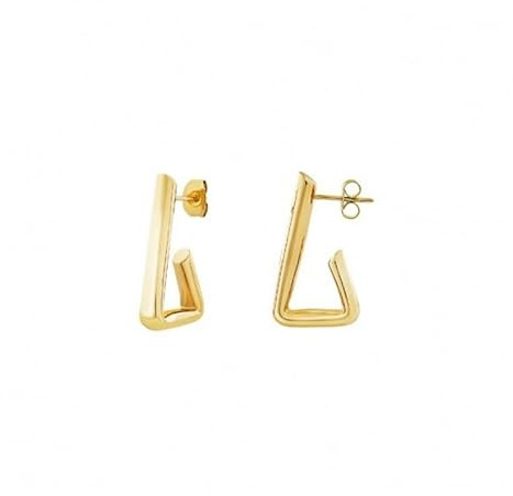 BREIL Sammlung FLOW, Ohrring Damen aus STAHL | Sammlung FLOW, Ohrring, Maße 2,6 cm, Schmuck als Geschenkidee Damen