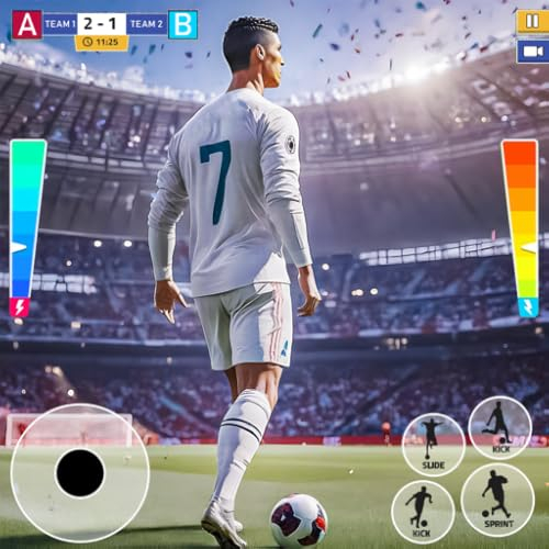 Traum-Fußball-Liga, echtes Meisterschaftsspiel: Super-Fußball-Kick-Master gegen verrückte Torwart-Flying-Goal-Fußballspiele