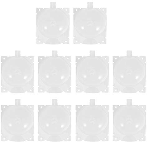 Gigicial 10er Pack Baumwurzel-Anzuchtbox, Wurzelball-Pfropfwerkzeuge, Wiederverwendbares Hochdruck-Baumwurzel-Anzuchttopf-Wurzelgerät Für Bäume Und Blumen(Transparent)