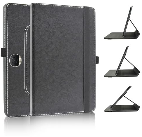 JRTAL Compatibile con Honor Pad 9 Custodia,PU Caso Pelle Girevole 360°Rotante Cover Case per 12.1 Honor Pad 9 Tablet(Non funzionerà per Altro Modello)- Nero
