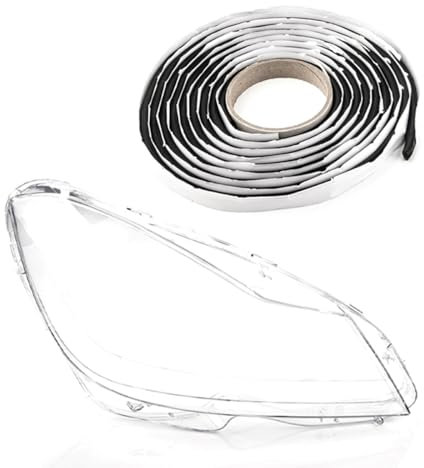 LST Scheinwerferglas Streuscheibe Frontlicht Abdeckung rechts Halogen Xenon kompatibel mit Mercedes-Benz C-Klasse W204 C204 S204 2011-2014
