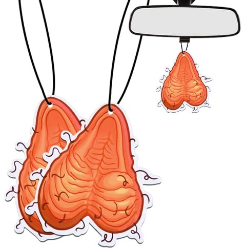 2PCS Car Air Fresheners Funny Cars Present for Women Men Him Her Dad - Novelty Gift Cars Interior Accessories Hanging Scents Anime Freshener Automotive Room Decor for Women Teen Girls Gift