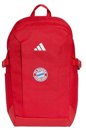adidas Unisex Fc Bayern Munich Backpack, better scarlet/white, One Size