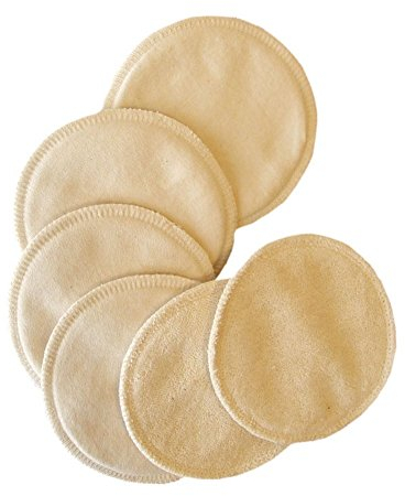 popolini- coppette assorbilatte in cotone biologico certificato GOTS lavabili confezione da 3