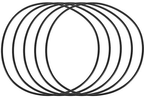95 mm x 91 mm x 2 mm Gummi Oil Seal O Ring Dichtung Waschmaschine Schwarz 5 X de