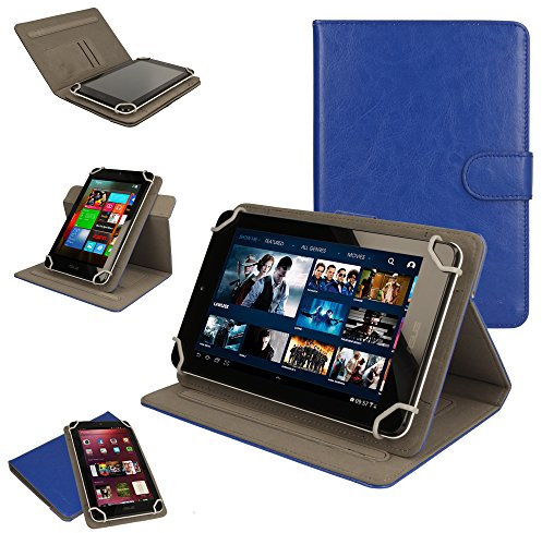 TECHGEAR [Cosmic (8) Universal Case for Acer Iconia One 8 (B1-810) - 360 Degree Rotating & Detachable Holder Case with Viewing stand (Blue)
