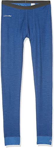 Schöffel Herren Merino Sport Pants long M, temperaturregulierende lange Unterhose, atmungsaktive Thermo Leggings in Wollqualität
