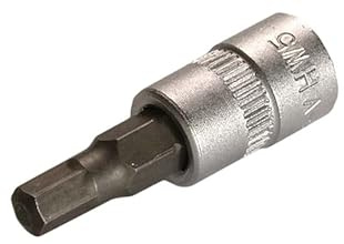 SW-Stahl IE/4-6 Innensechskanteinsatz 6 mm - 1/4 Zoll Antrieb | Schraubendreheinsatz aus Chrom-Vanadium-Stahl, matt verchromt, Länge 36 mm, für Innensechskant-Schraubenköpfe