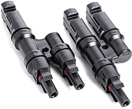 Offgridtec Y-Stecker Easy-Klick Verschluss, XLR Steckverbindertyp, Kompatibel mit Solarmodulen, Schutzklasse IP67, Geeignet für Spannungen bis 1000V DC, Snap-In-Verriegelung, Für den Einsatz im Freien
