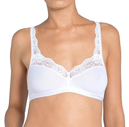 Sloggi Women's Romance Non-Wired Bra White, 34C