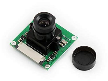 Waveshare Camera Module Kit 5 Megapixel OV5647 Sensor Adjustable Focus 2592 * 1944 Resolution for Any Version of Raspberry Pi