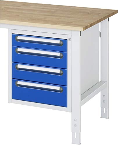 Rau E-Usms-3-4A.11 Unterbau-Container, Lichtgrau/Enzianblau