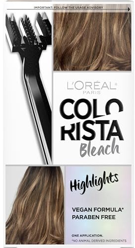 L’Oreal Paris Colorista Hair Bleach, Highlights Hair Color Kit, 1 Hair Bleach Kit