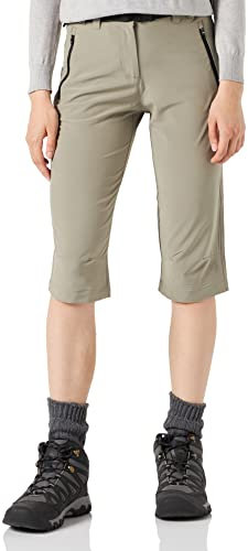 CMP - Pantalón capri stretch mujer, Corda, XXXL