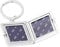 Brillibrum Design Medaillon Mit Gravur Silber Zum Aufklappen 2 Fotos Foto Schlüsselanhänger Rahmen Bilderrahmen Eckig Amulett Schmuck Aufklappbar Öffnen Freundschaft (Gravur bis 25 Zeichen)