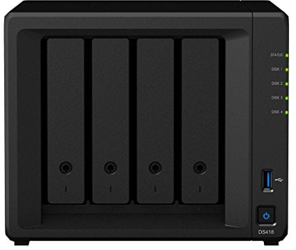 Synology DS418 4 Bay Desktop NAS Gehäuse, Enclosure