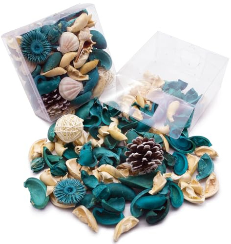 DOMESTAR Sea Shell Potpourri Bag, Ocean Breeze Scented Dried Flower