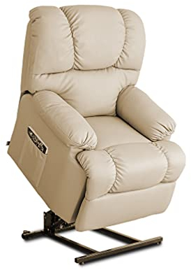 Astan Hogar Sillón Relax con Función Auto-Ayuda (Levanta Personas), Reclinación Eléctrica, Masaje Y Termoterapia, Modelo Automático Lift Up AH-AR10100AR